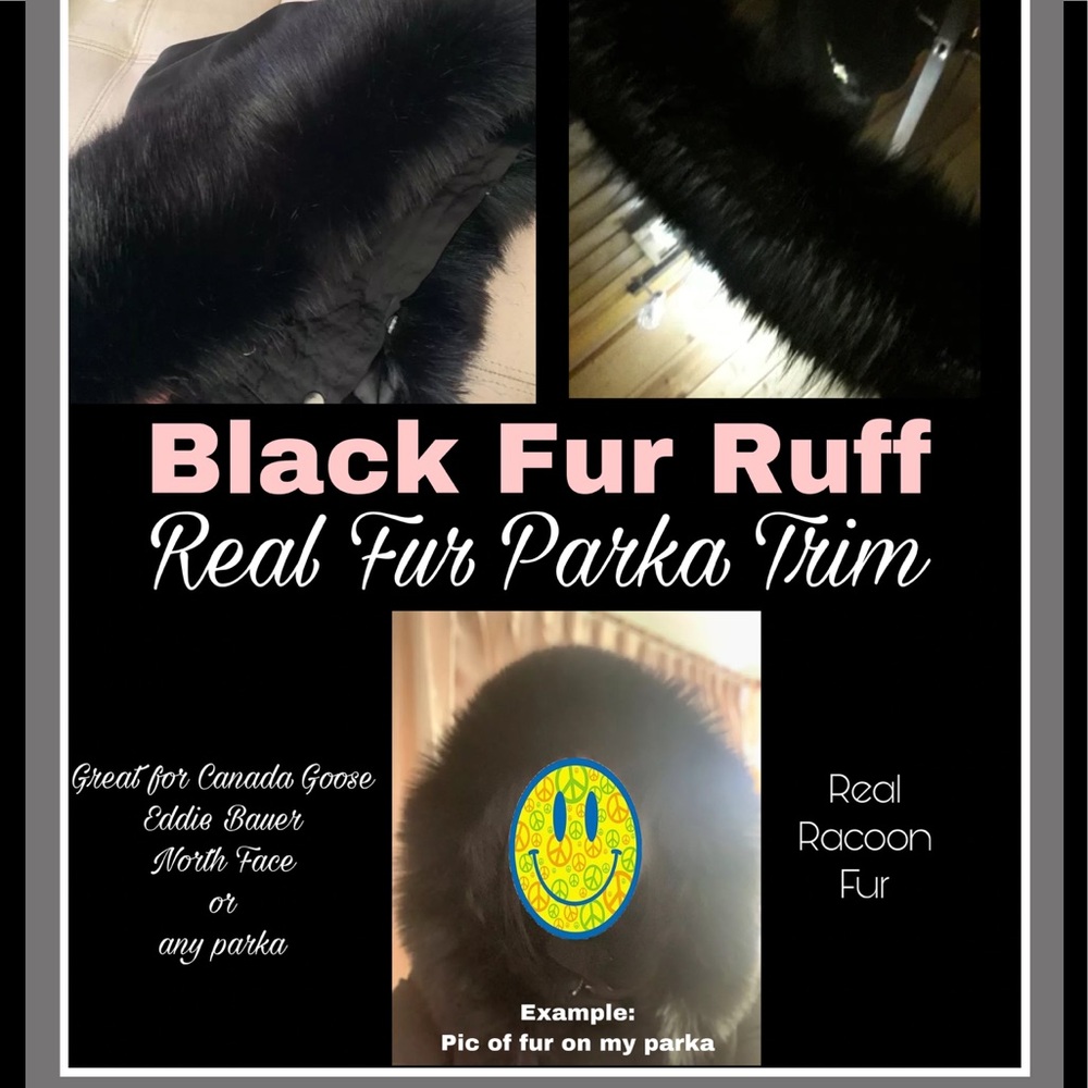 Fur Trim / Ruff for parka coat Canada goose hood